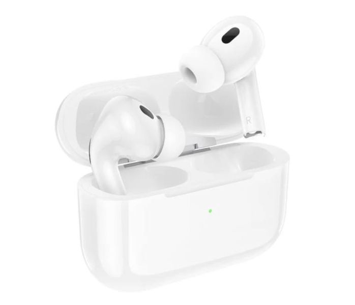 Бездротові навушники HOCO EW48 TWS Bluetooth з мікрофоном, кейсом та силіконовим чохлом-котиком &mdash; М&rsquo;ятні (Mint Cat) 100697 фото
