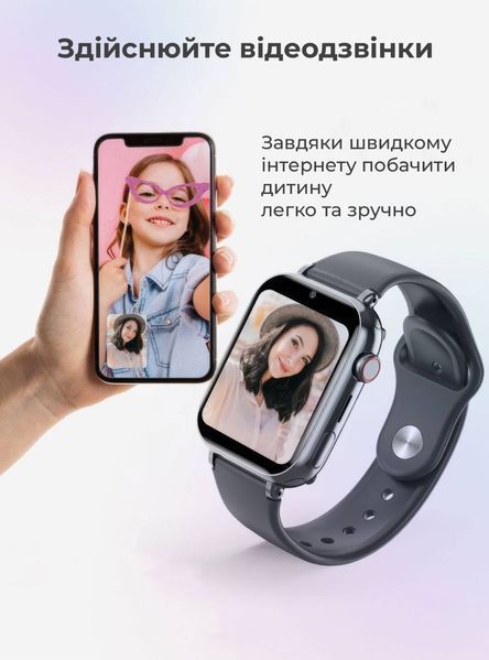 Дитячий смарт-годинник LT 38 з сім картою, сенсорний екран, 4G, відеодзвінок, SOS, GPS, водонепроникний, Білий 100655 фото