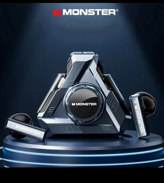 Игровые Bluetooth наушники с гироскопом Monster Airmars XKT 22 Grey 100411 фото
