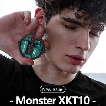 Бездротові ігрові навушники Airmars Monster XKT10 Зелені 100380 фото