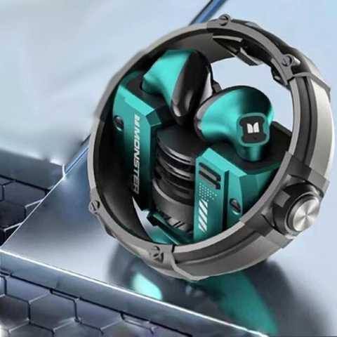 Бездротові ігрові навушники Airmars Monster XKT10 Зелені 100380 фото