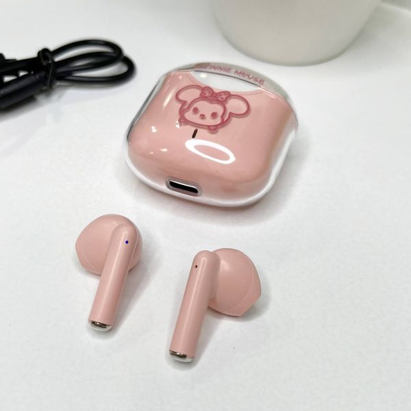 Дитячі бездротові оригінальні навушники Disney Mickey LF 162 Рожеві 100334 фото