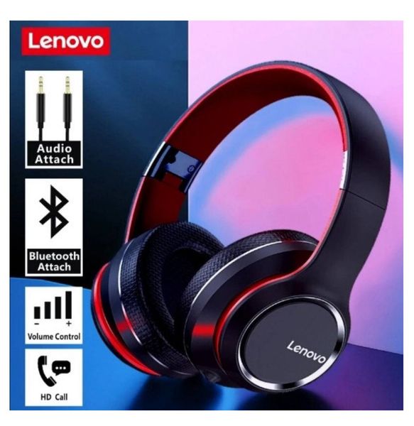 Беспроводные Bluetooth наушники Lenovo HD200 c микрофоном Black 100416 фото