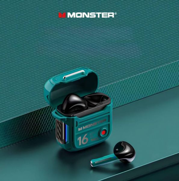 Ігрові Bluetooth - навушники Monster Airmars XKT16 Green 100382 фото