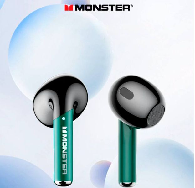 Игровые Bluetooth - наушники Monster Airmars XKT16 Green 100382 фото