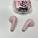 Детские беспроводные наушники Disney Minnie Pro с прозрачным зарядным кейсом Розовые 100408 фото 5