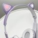 Беспроводные наушники с кошачьими ушками CAT EAR Headphones VZV-23M Bluetooth Фиолетовые 100291 фото 6