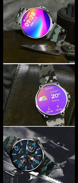 Смарт-годинник Smart Watch V69 Sport Black з функцією дзвінка 100451 фото