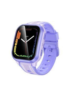 Дитячий смарт-годинник Hoco Y108 4G GPS &mdash;  з відеодзвінками, прослуховуванням, SOS, SIM-картою та захистом від води &mdash; Фіолетовий 100753 фото