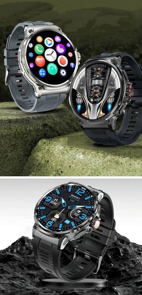 Смарт-годинник Smart Watch V69 Sport Black з функцією дзвінка 100451 фото