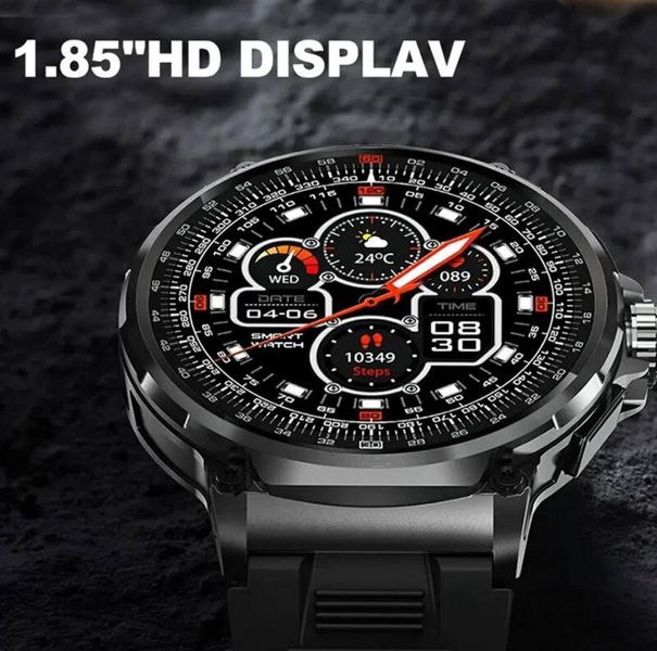 Смарт-часы Smart Watch V69 Sport Black с функцией звонка 100451 фото