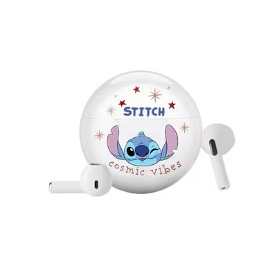 Детские беспроводные наушники Disney Stitch Cosmic Vibes Белые 100547 фото