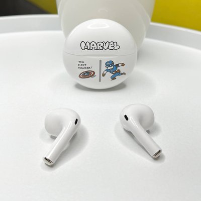 Дитячі бездротові оригінальні навушники Disney Marvel Білі 100393 фото
