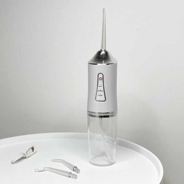 Іригатор для зубів та порожнини рота Portable Oral Irrigator Білий 100181 фото