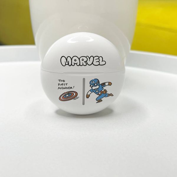 Дитячі бездротові оригінальні навушники Disney Marvel Білі 100393 фото