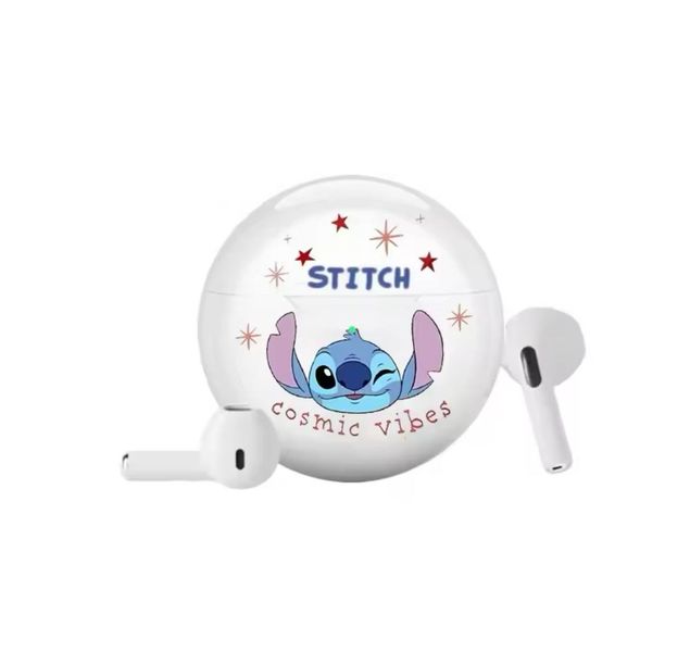 Дитячі бездротові навушники Disney Stitch Cosmic Vibes Білі 100547 фото