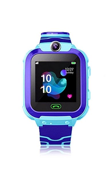 Дитячий смарт годинник smart baby watch GPS з сім картою, Синій 100439 фото