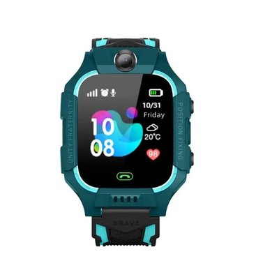 Дитячий смарт годинник Smart Baby Watch Q19 GPS з прослуховуванням Зелений 100441 фото