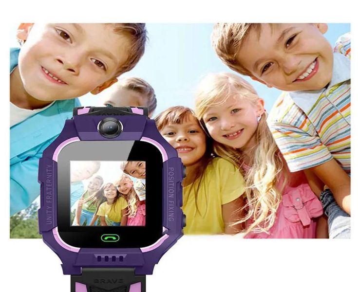 Детские смарт часы Smart Baby Watch Q19 GPS с прослушиванием Зеленые 100441 фото