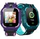 Детские смарт часы Smart Baby Watch Q19 GPS с прослушиванием Зеленые 100441 фото 9