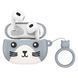 Дитячі бездротові навушники Bluetooth HOCO Cat EW46 в кейсі &mdash; Сірі 100687 фото