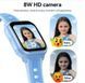 Дитячий смарт-годинник Hoco Y108 4G GPS &mdash;  з відеодзвінками, прослуховуванням, SOS, SIM-картою та захистом від води &mdash; Синій 100754 фото 3