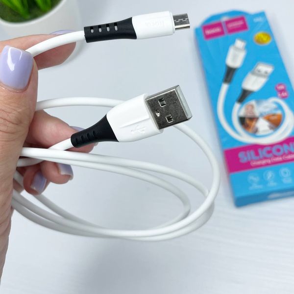 Кабель зарядний Hoco X82 micro usb silicone charging 100109 фото